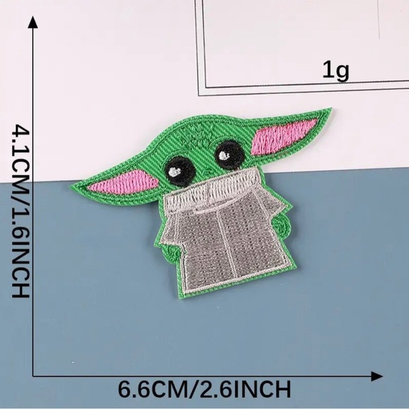 Star Wars baby yoda iron on patch - Picture 4 of 6